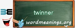 WordMeaning blackboard for twinner
